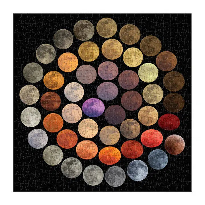 Colors of the Moon 500 Piece Jigsaw Puzzle Galison