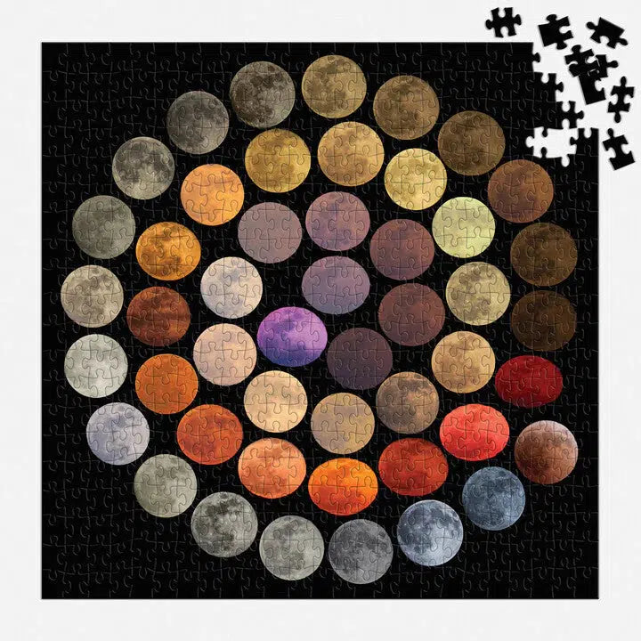 Colors of the Moon 500 Piece Jigsaw Puzzle Galison