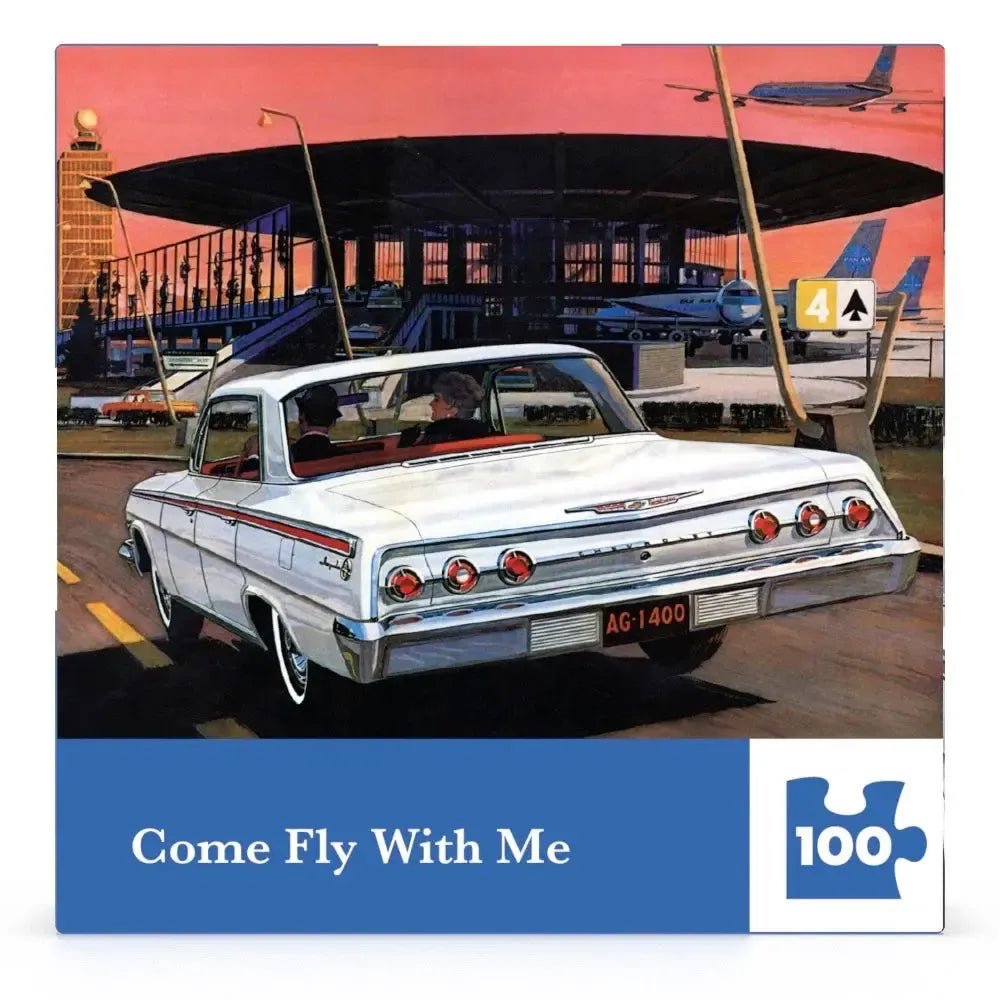 Come Fly with Me General Motors 100 Piece Mini Jigsaw Puzzle NYPC