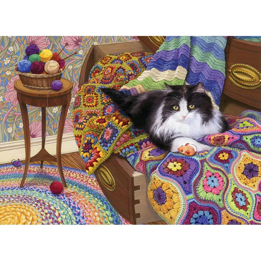 Comfy Cat 1000 Piece Jigsaw Puzzle Cobble Hill