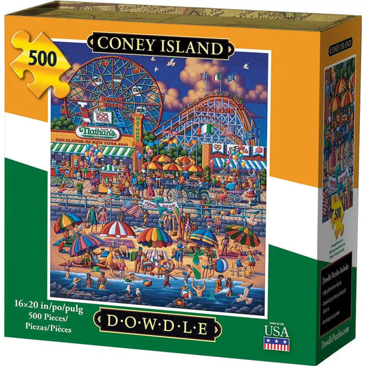 Coney Island 500 Piece Jigsaw Puzzle Dowdle