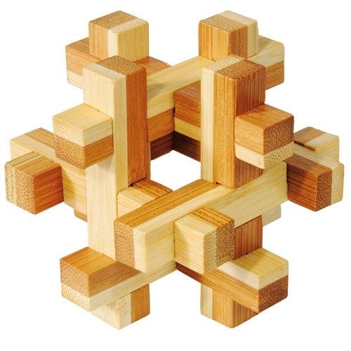 Construct 3D Bamboo Puzzle Fridolin – PuzzleMerchant