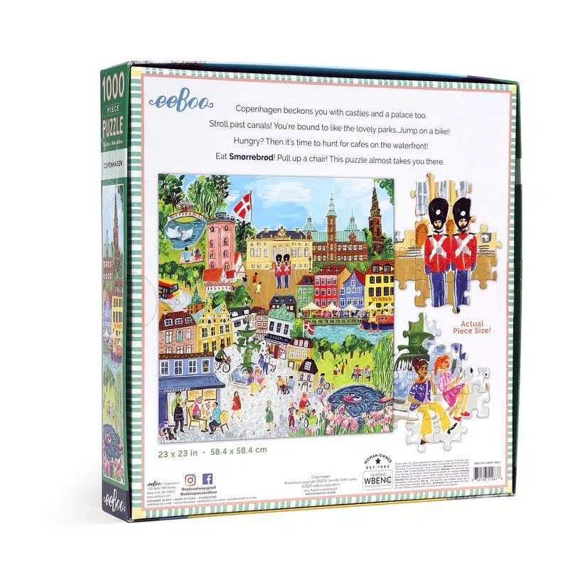 Copenhagen 1000 Piece Jigsaw Puzzle eeBoo