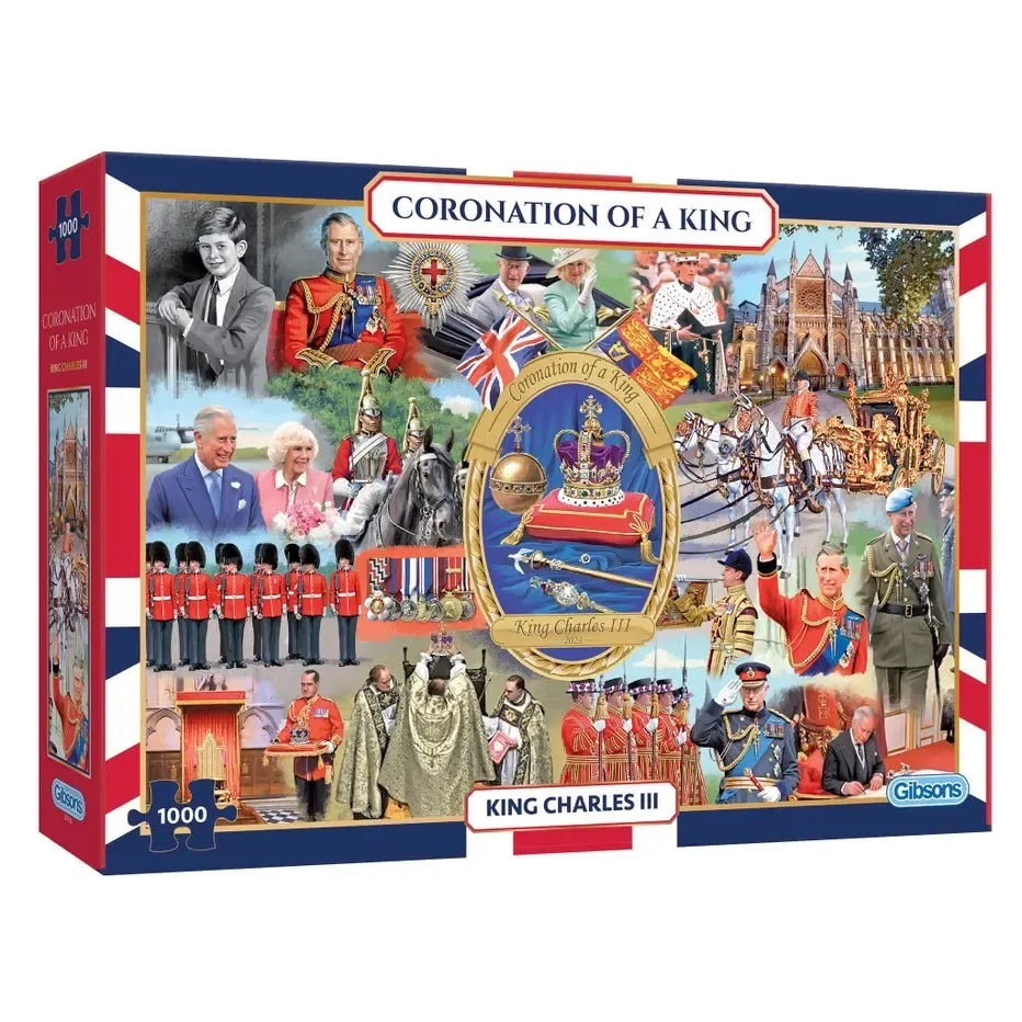 Coronation of a King "Charles II" 1000 Piece Jigsaw Puzzle Gibsons