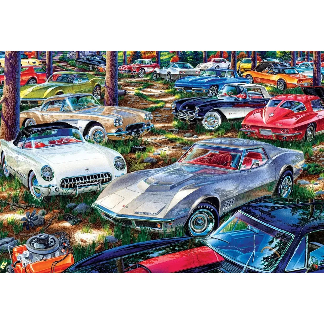 Corvette Dreams 234 Piece "World's Smallest" Jigsaw Puzzle TDC
