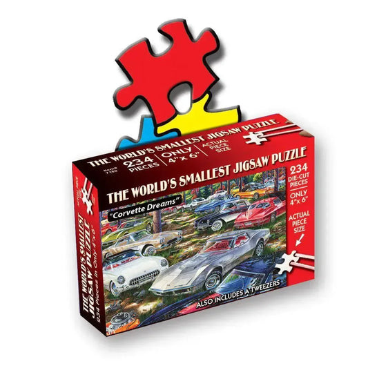Corvette Dreams 234 Piece "World's Smallest" Jigsaw Puzzle TDC