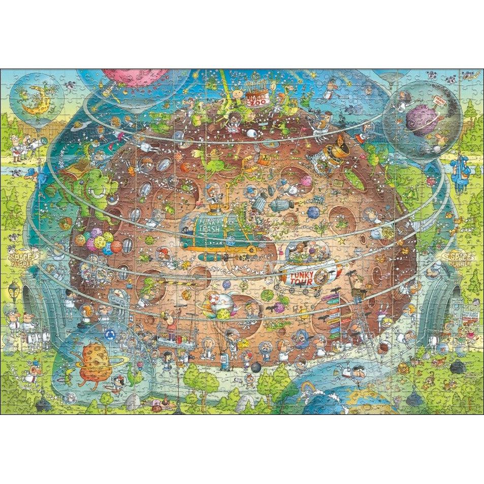 Cosmic Habitat Funky Zoo 1000 Piece Jigsaw Puzzle Heye