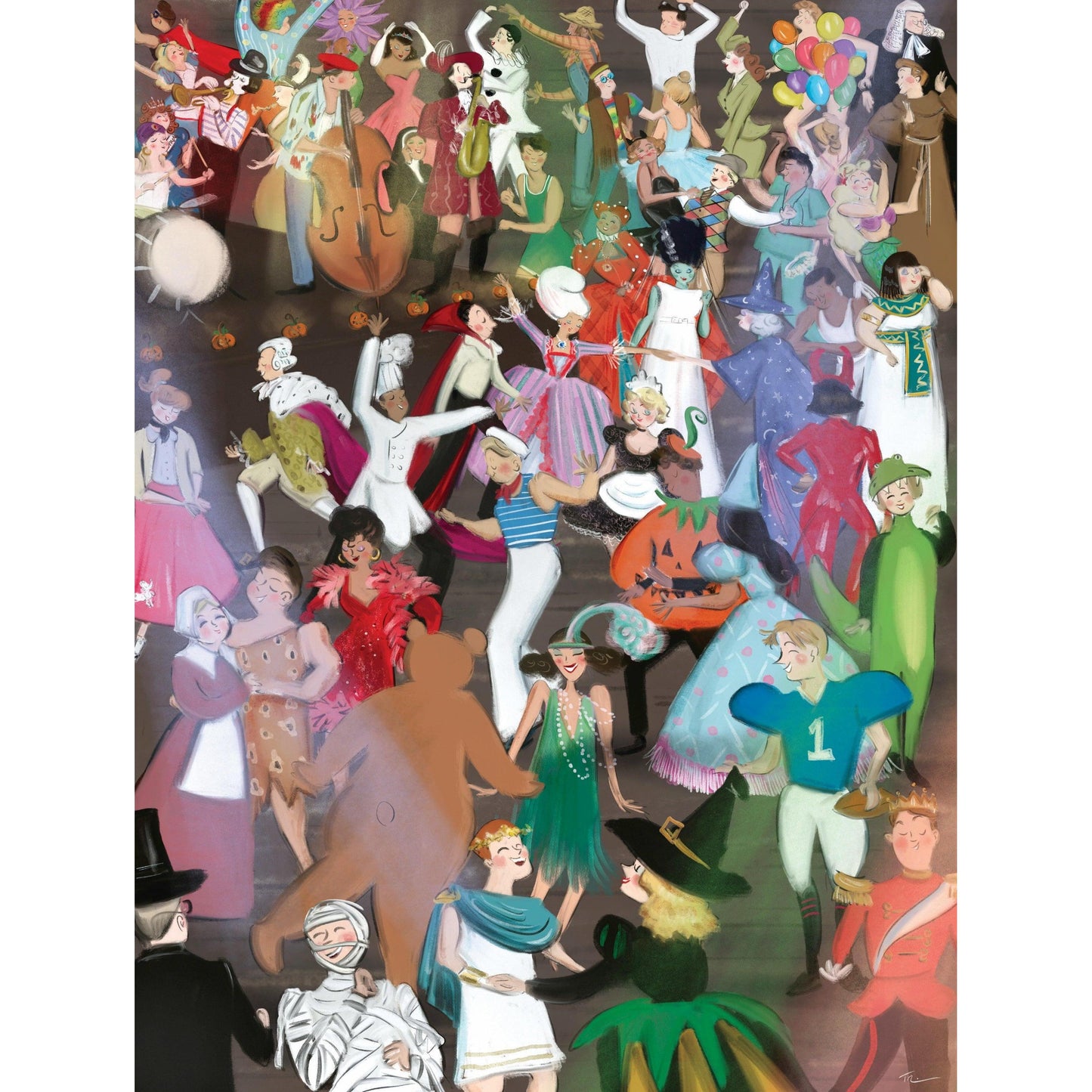 Costume Ball by Tug Rice 1000 Piece Jigsaw Puzzle NYPC