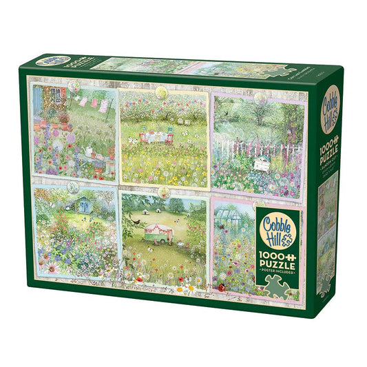 Cottage Gardens 1000 Piece Jigsaw Puzzle Cobble Hill