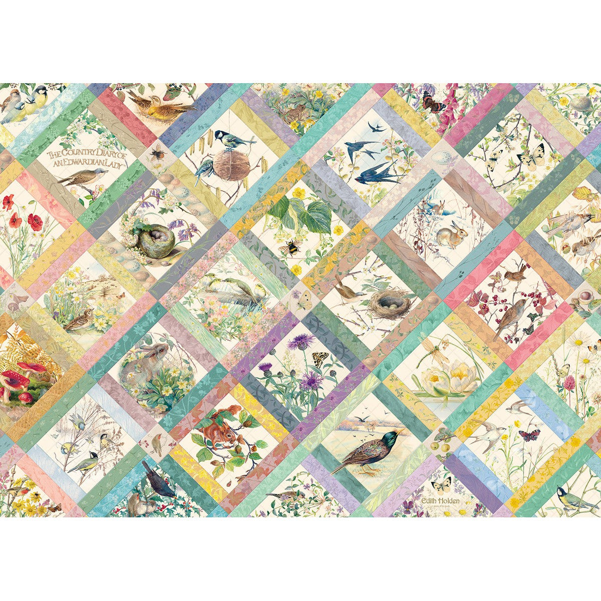 Country Diary Quilt 1000 Piece Jigsaw Puzzle Cobble Hill