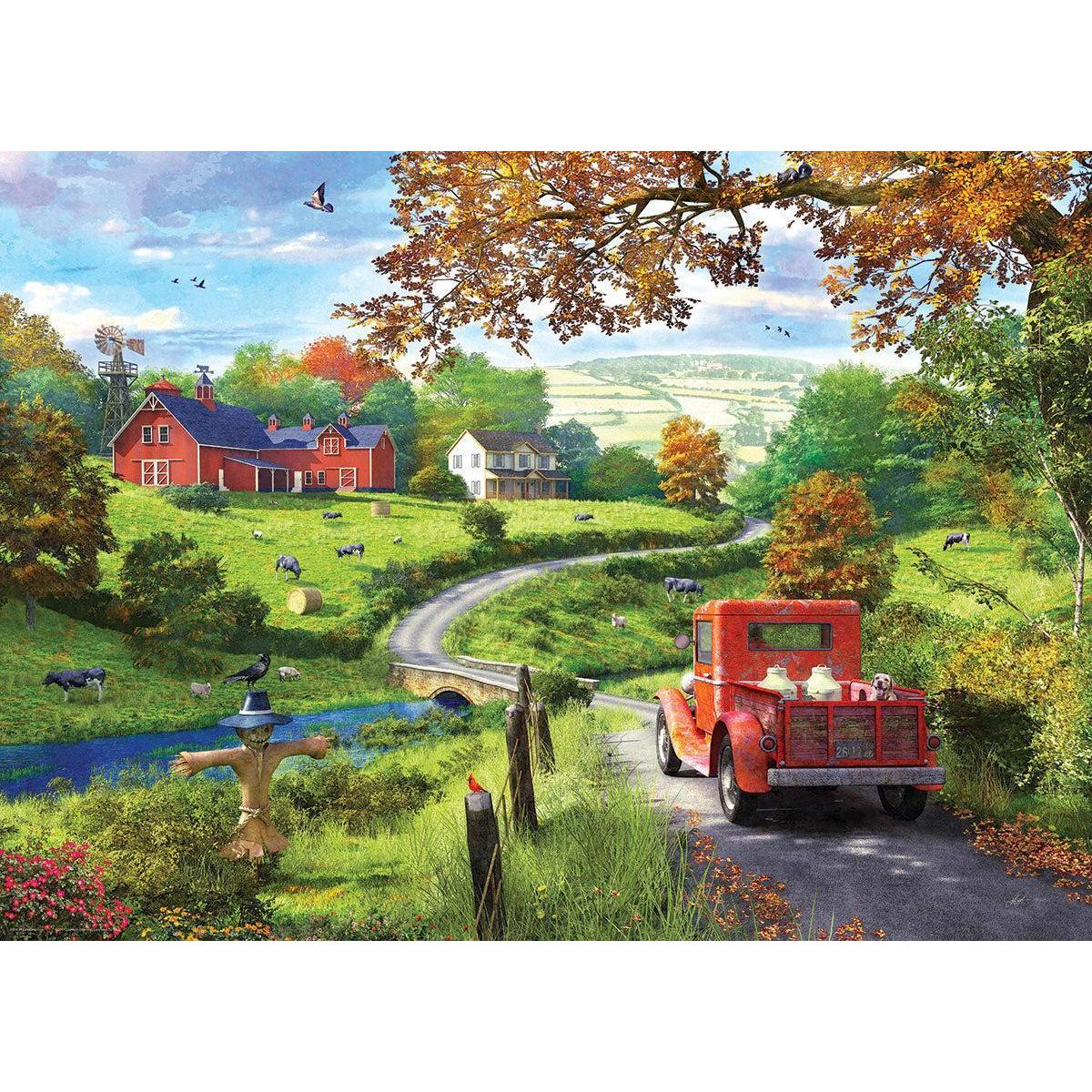 Country Drive 1000 Piece Jigsaw Puzzle Eurographics