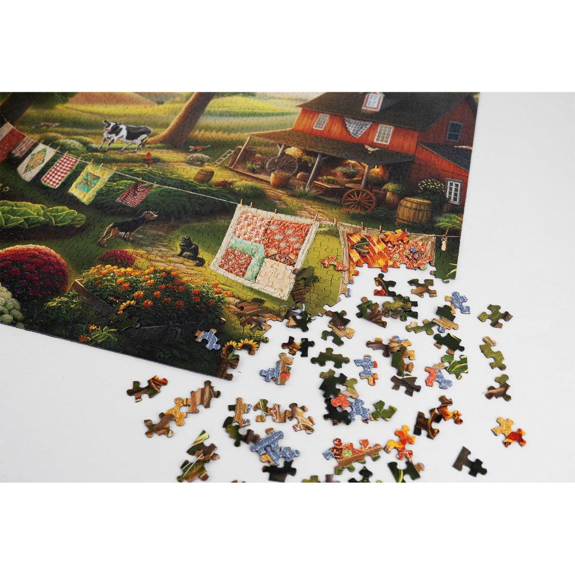 Country Farm Life 1000 Piece Jigsaw Puzzle Springbok