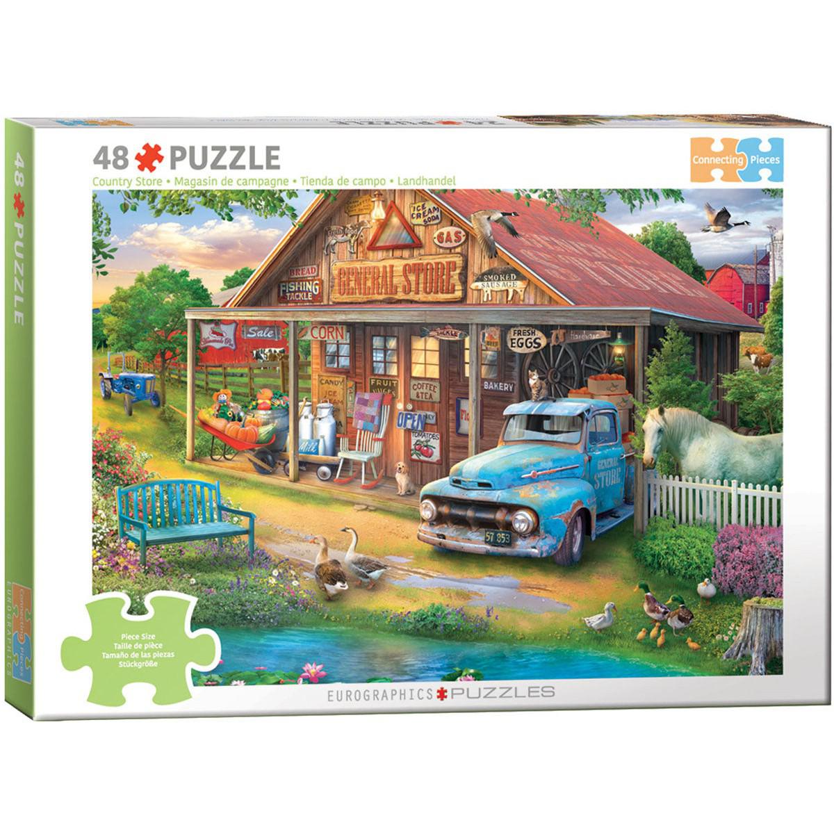 Country Store 48 Connecting Pieces Jigsaw Puzzle Eurographics