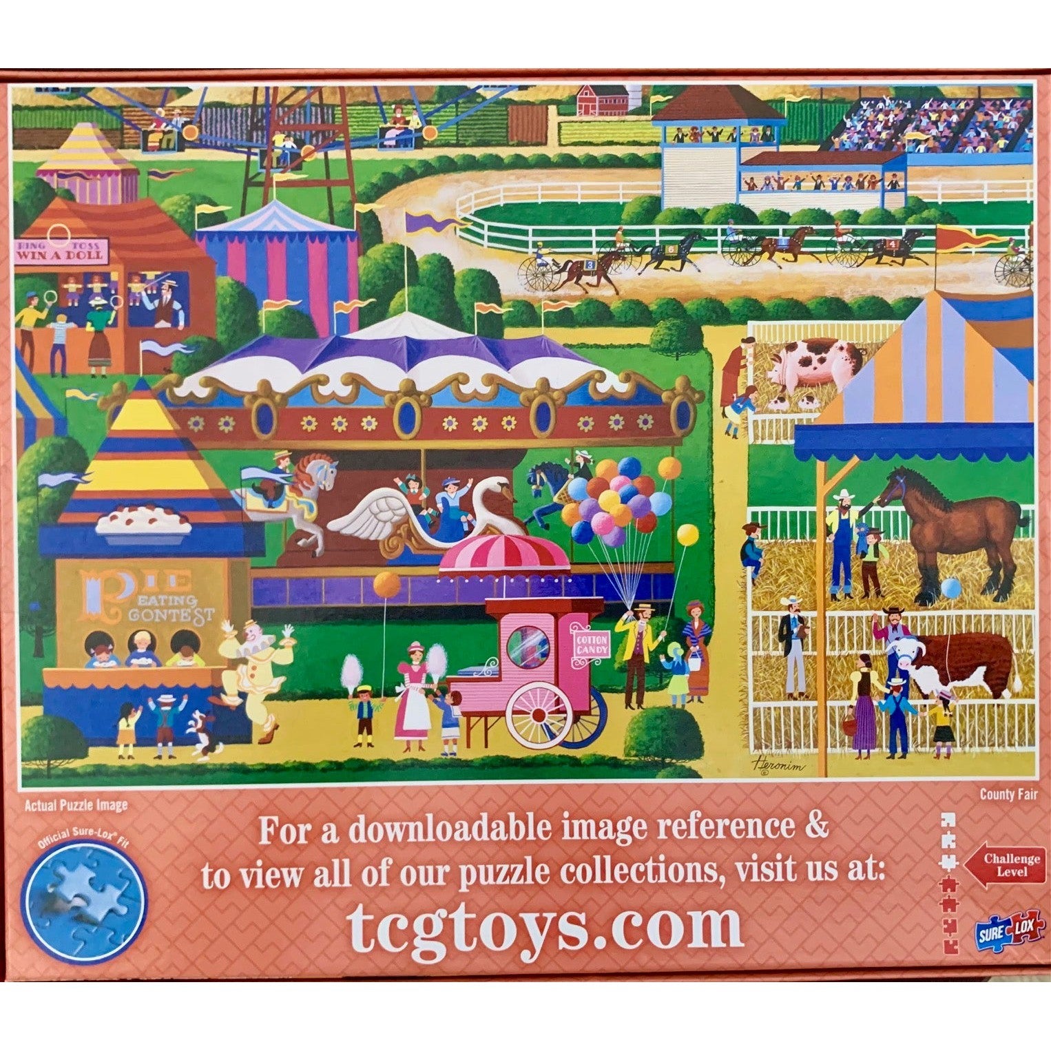 County Fair 500 Piece Jigsaw Puzzle Sure Lox