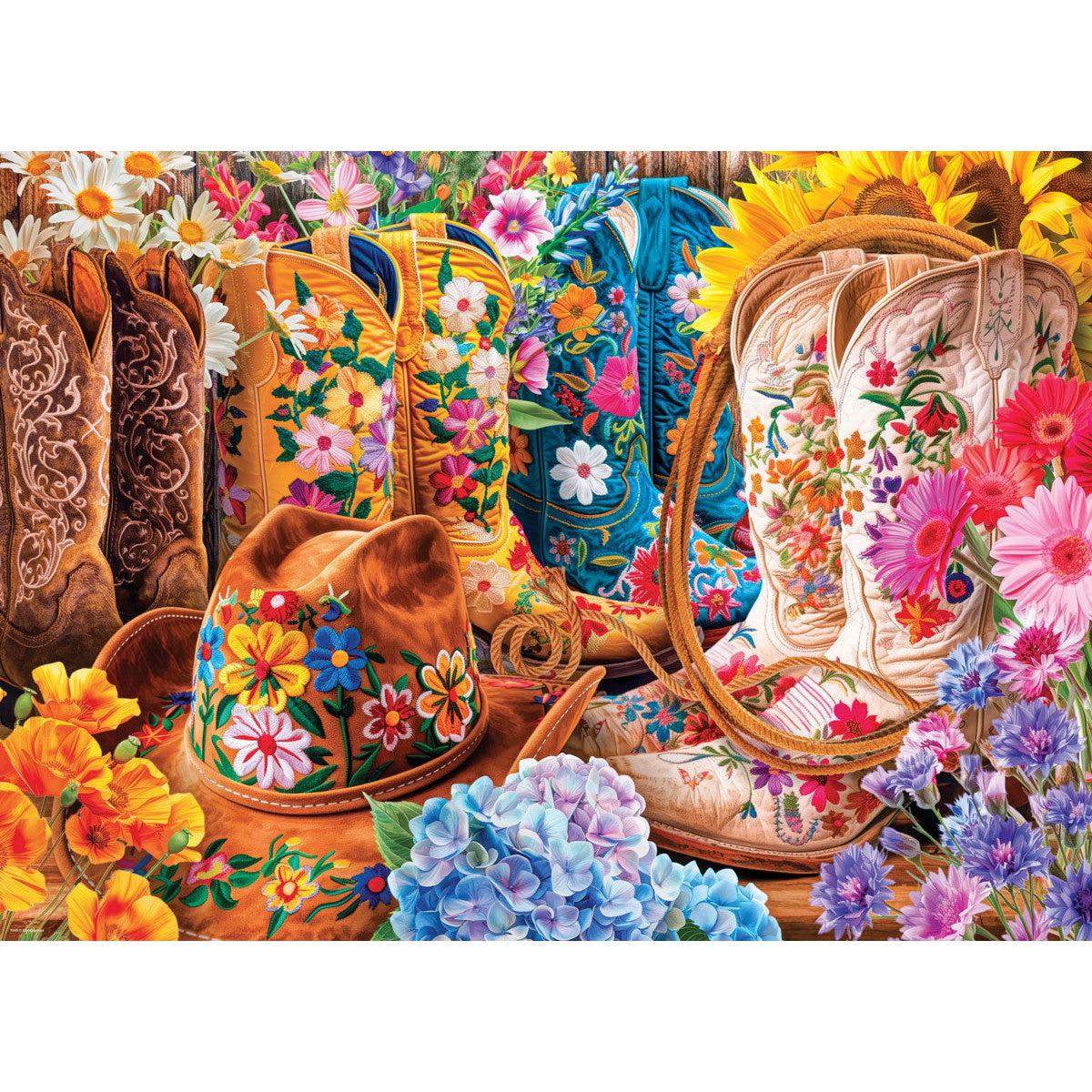 Cowgirl Boots 1000 Piece Jigsaw Puzzle Eurographics