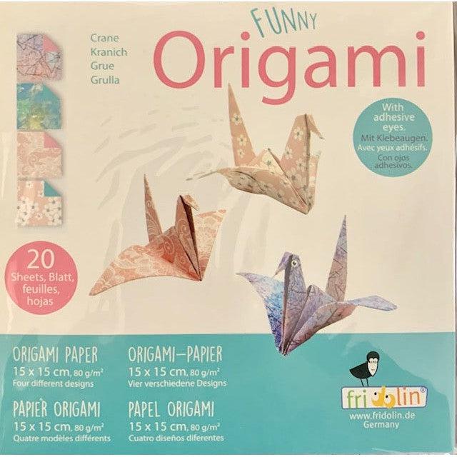 Crane Funny Origami Kit Fridolin