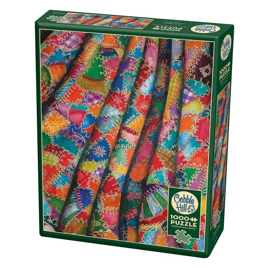 Crazy Quilt 1000 Piece Jigsaw Puzzle Cobble Hill