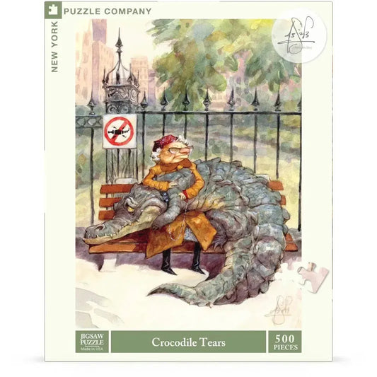 Crocodile Tears by Peter de Sève 500 Piece Jigsaw Puzzle NYPC
