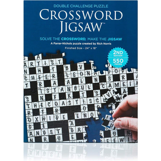 Crossword v2 550 Piece Jigsaw Puzzle Babalu