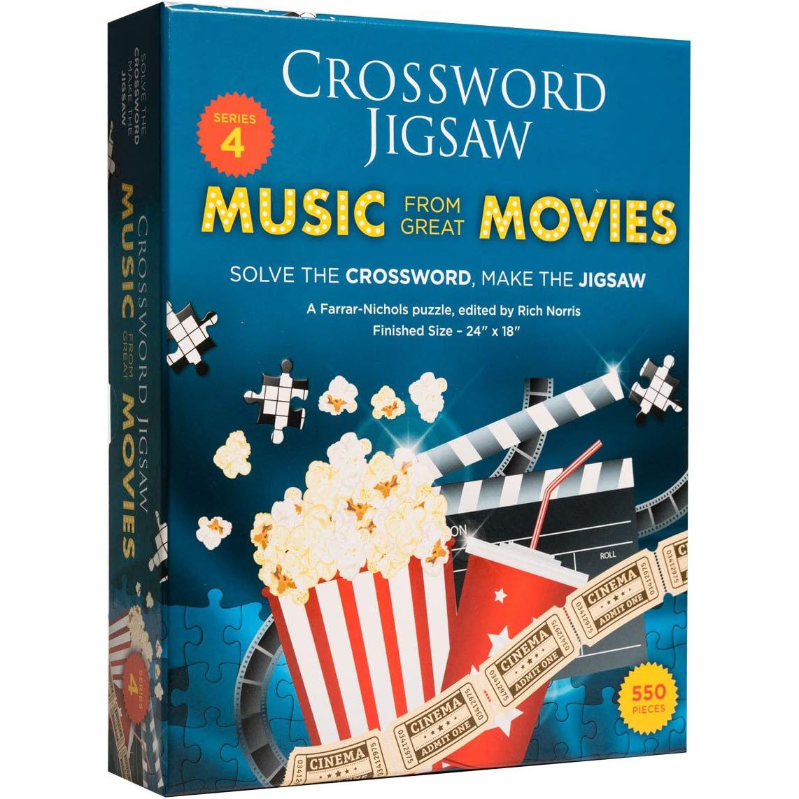 Crossword v4 Music from Movies 550 Piece Jigsaw Puzzle Babalu