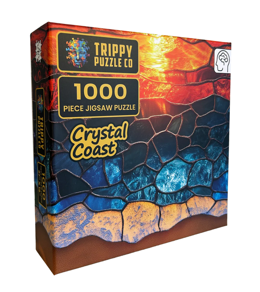 Crystal Coast 1000 Piece Jigsaw Puzzle Trippy