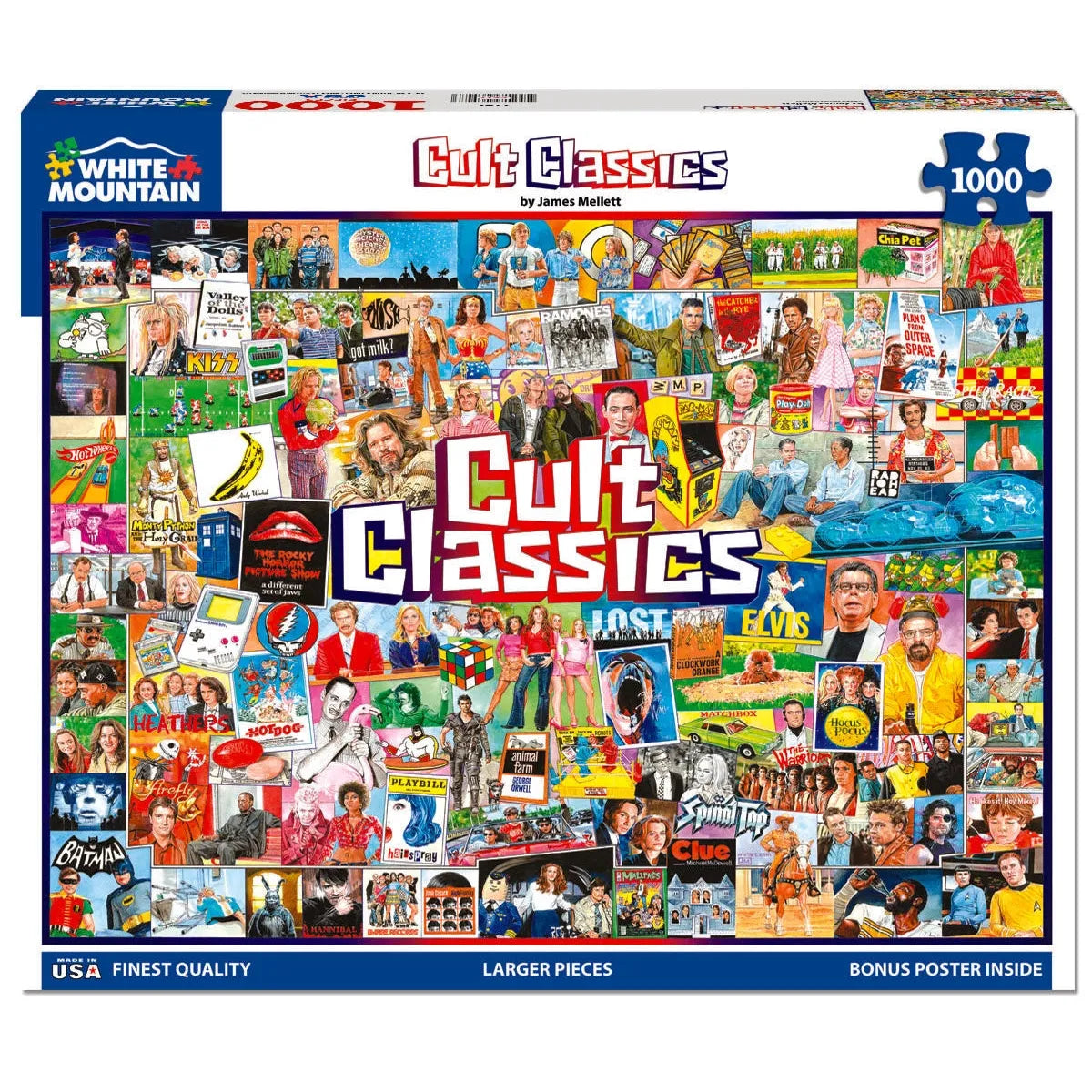 Cult Classics 1000 Piece Jigsaw Puzzle White Mountain