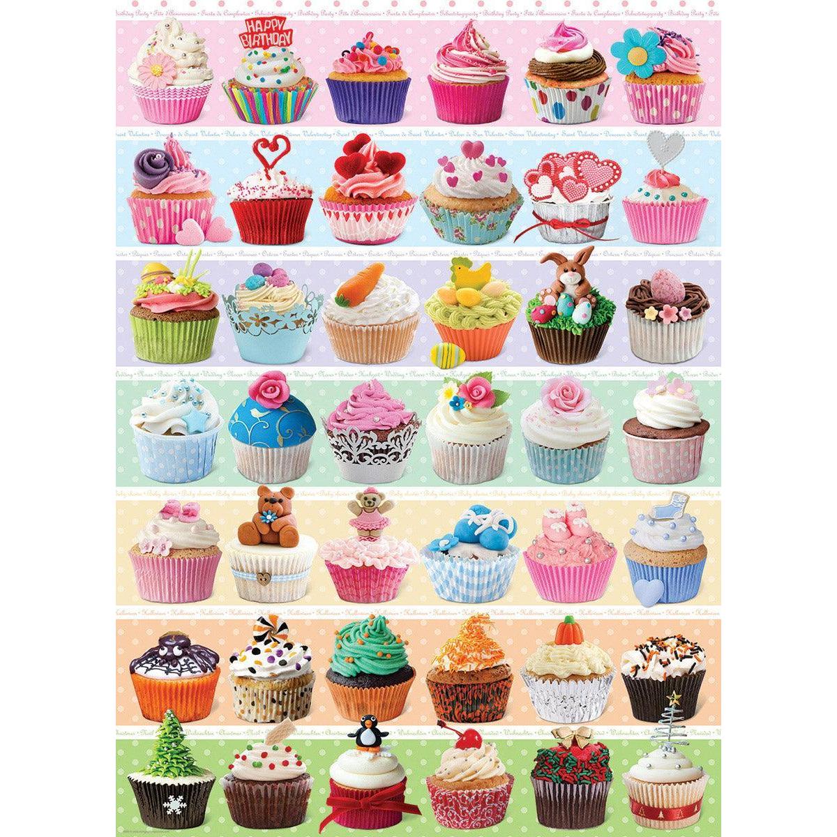 Cupcake Celebration 1000 Piece Jigsaw Puzzle Eurographics