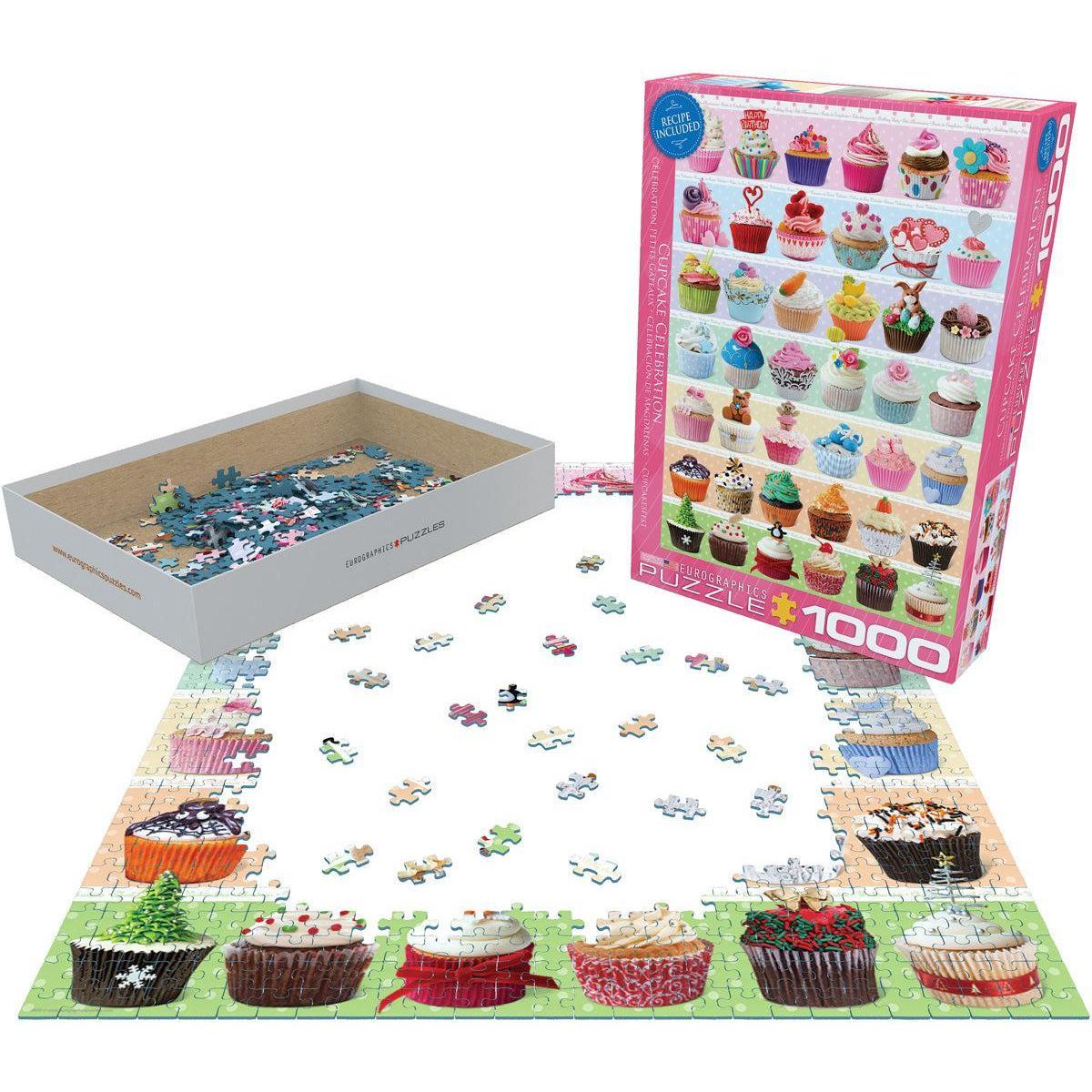 Cupcake Celebration 1000 Piece Jigsaw Puzzle Eurographics