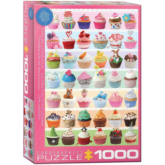 Cupcake Celebration 1000 Piece Jigsaw Puzzle Eurographics