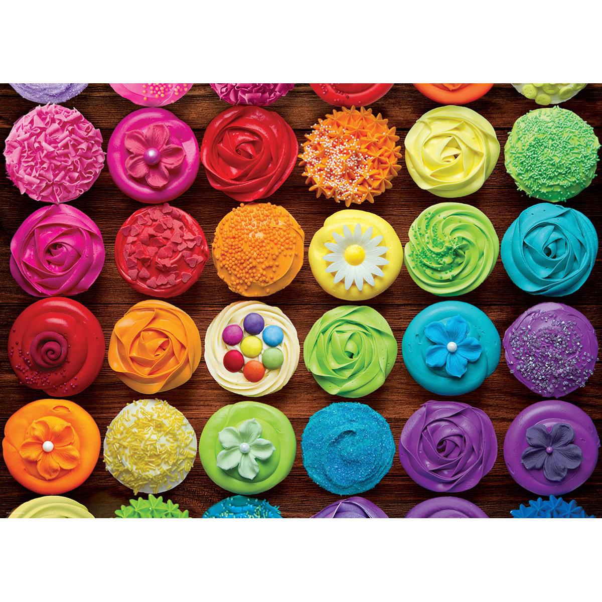 Cupcake Rainbow 1000 Piece Jigsaw Puzzle Eurographics