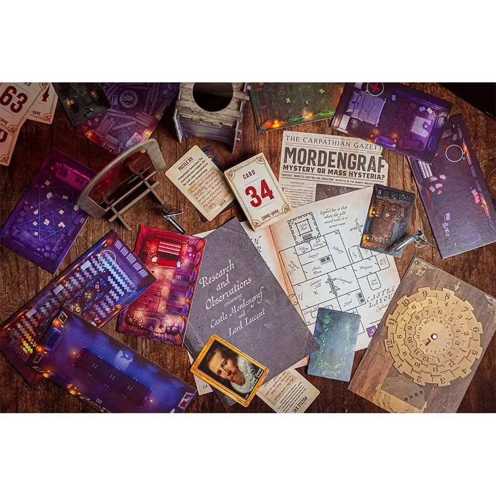 Curse of the Dark - Two Part Escape Room Game - Professor Puzzle