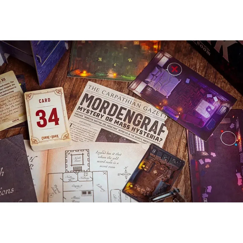 Curse of the Dark - Two Part Escape Room Game - Professor Puzzle