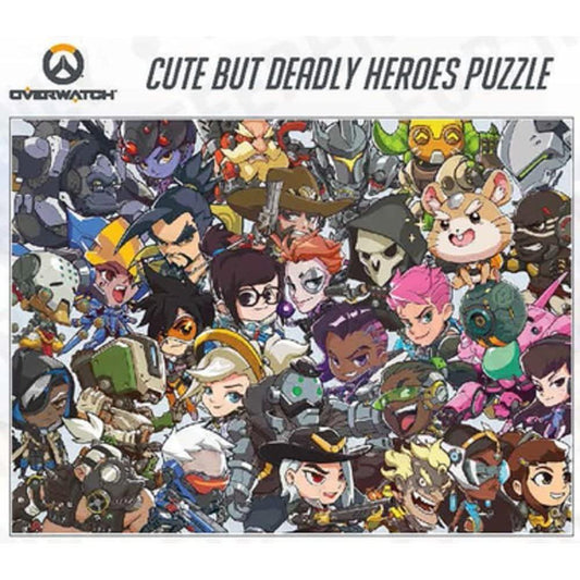 Cute But Deadly Heroes Overwatch 1000 Piece Jigsaw Puzzle Blizzard