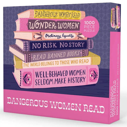 Dangerous Women Read 1000 Piece Jigsaw Puzzle Gibbs Smith