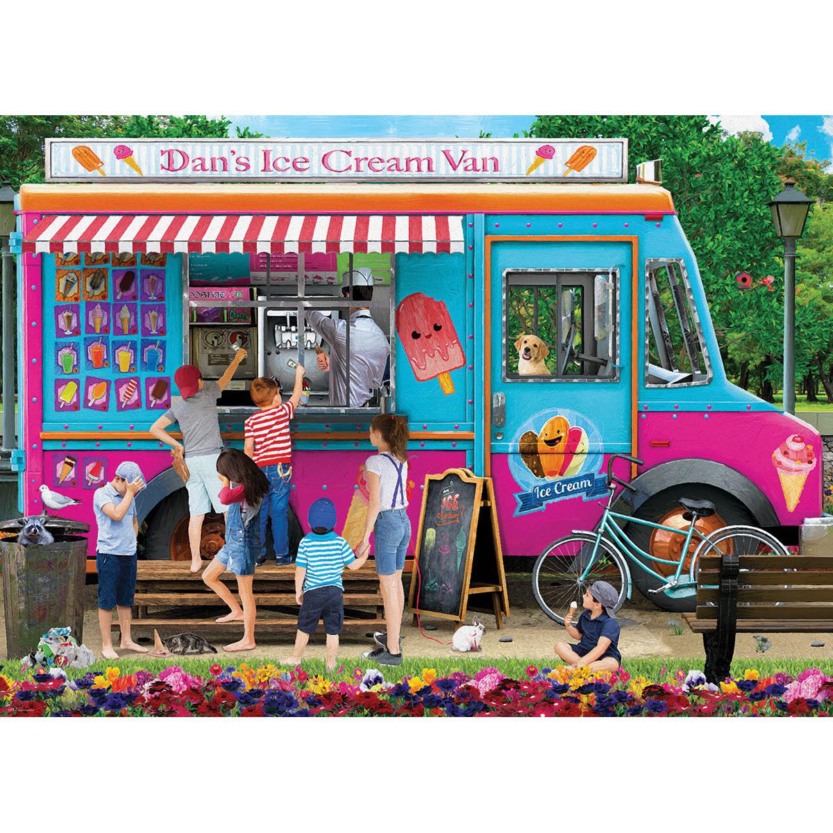 Dan's Ice Cream Van 1000 Piece Jigsaw Puzzle Eurographics