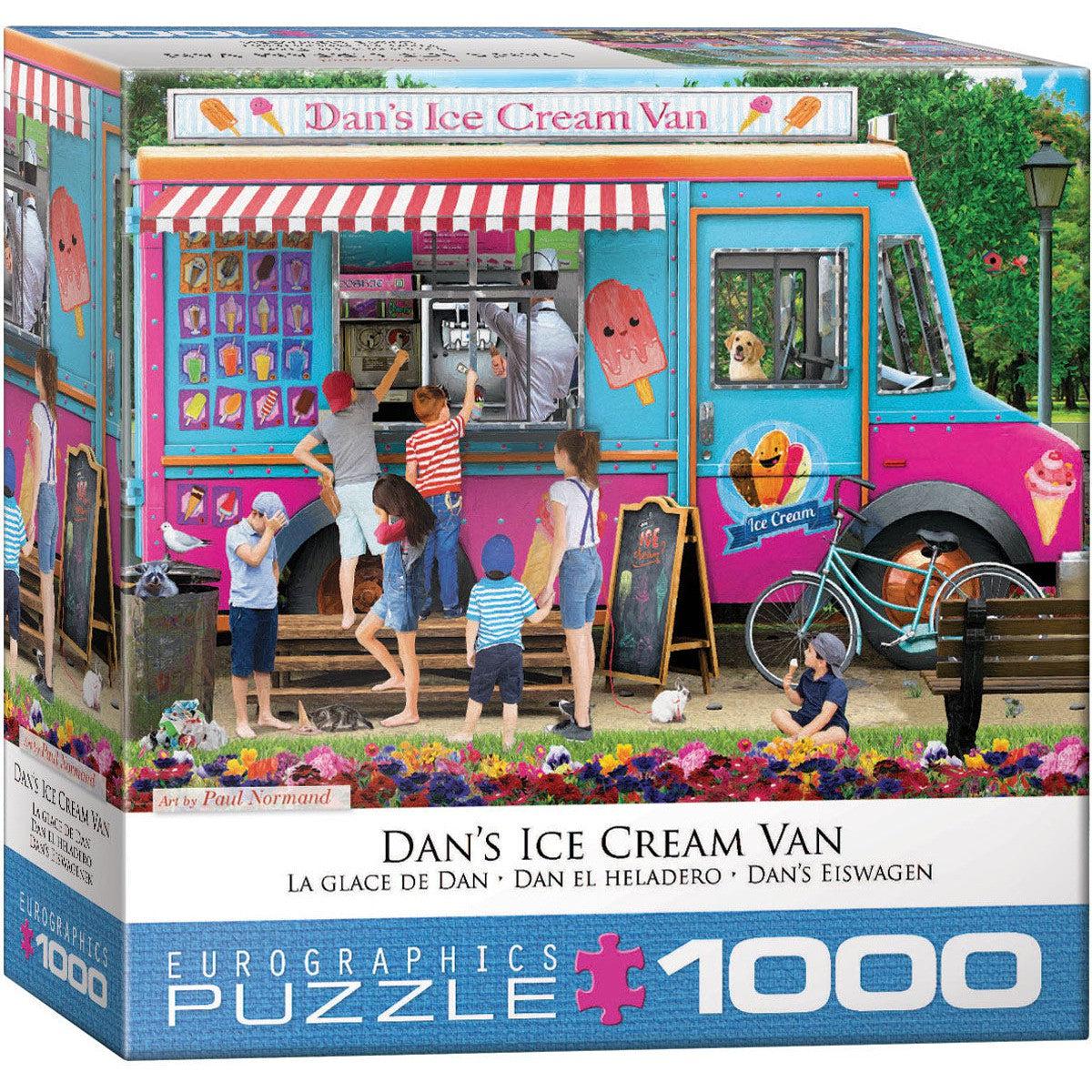 Dan's Ice Cream Van 1000 Piece Jigsaw Puzzle Eurographics