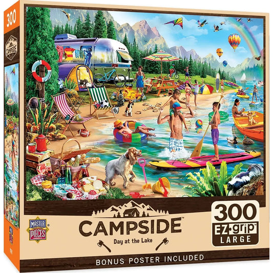 Day at the Lake Campside 300 Piece Jigsaw Puzzle MasterPieces