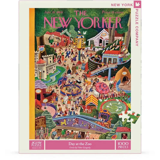 Day at the Zoo 1000 Piece Jigsaw Puzzle NYPC