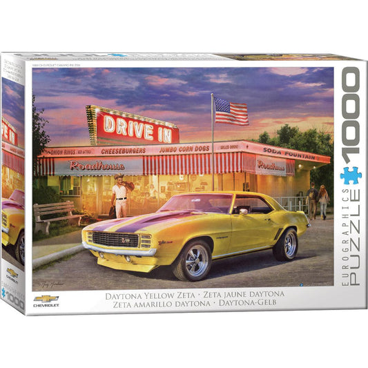 Daytona Yellow Zeta Camaro 1000 Piece Jigsaw Puzzle Eurographics