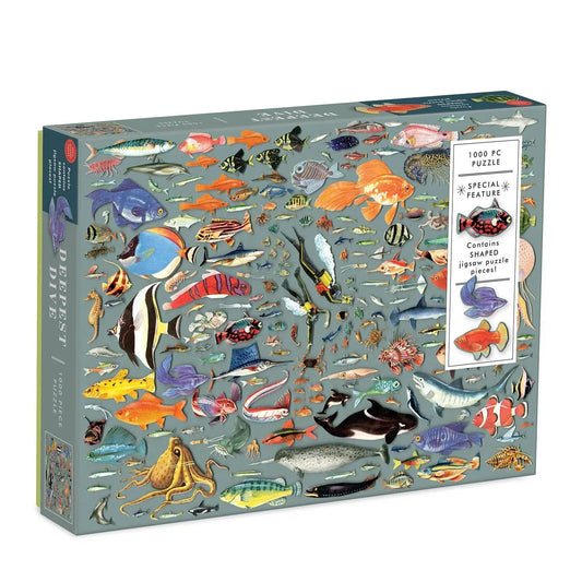 Deepest Dive 1000 Piece Jigsaw Puzzle Galison