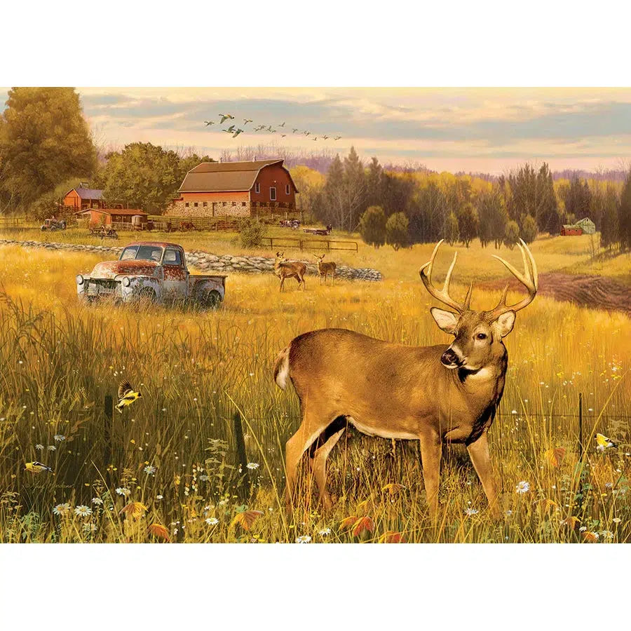 Deer Field 500 Piece Jigsaw Puzzle Cobble Hill