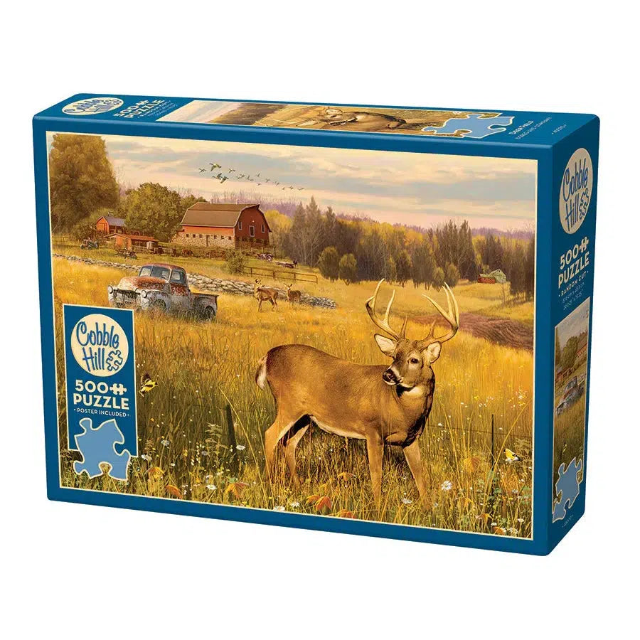 Deer Field 500 Piece Jigsaw Puzzle Cobble Hill