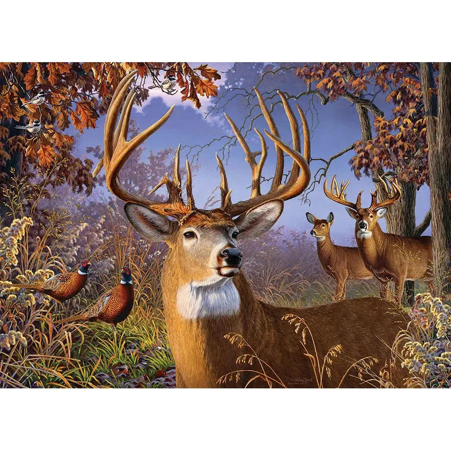 Deer & Pheasant 500 Piece Jigsaw Puzzle Cobble Hill