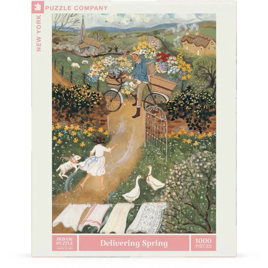 Delivering Spring by Loré Pemberton 1000 Piece Jigsaw Puzzle NYPC