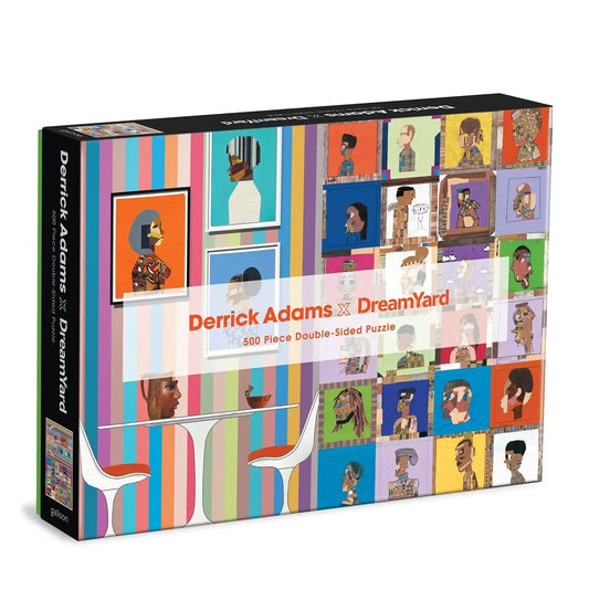 Derrick Adams x DreamYard 500 Piece Double-Sided Jigsaw Puzzle Galison