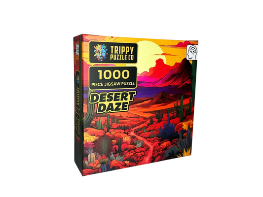 Desert Daze 1000 Piece Jigsaw Puzzle Trippy