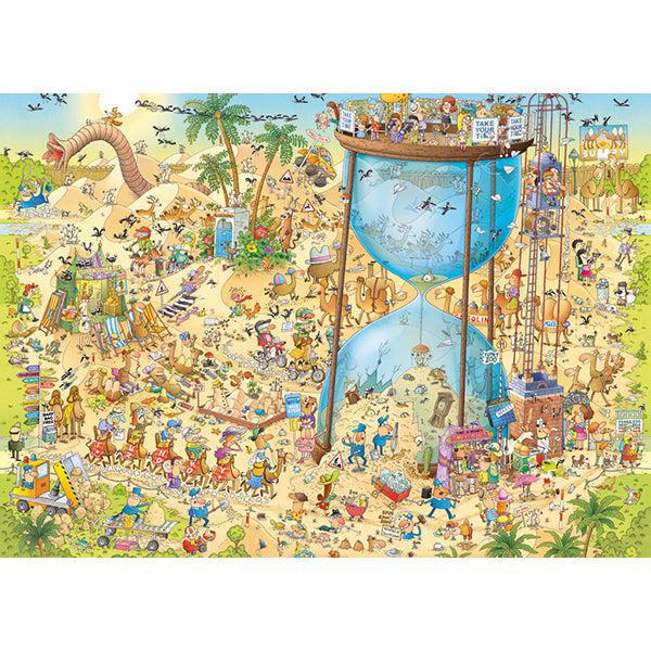 Desert Habitat Funky Zoo 1000 Piece Jigsaw Puzzle Heye