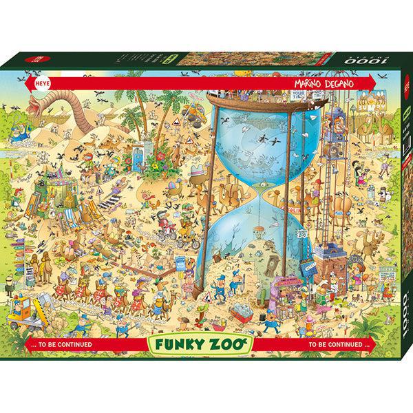 Desert Habitat Funky Zoo 1000 Piece Jigsaw Puzzle Heye