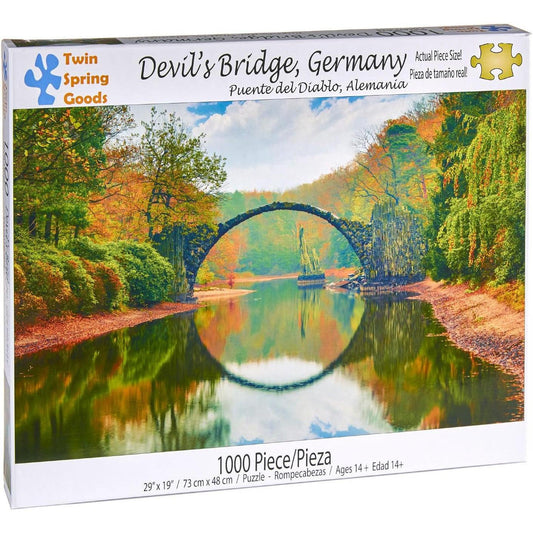 Devil's Bridge Germany 1000 Piece Jigsaw Puzzle Twin Spring