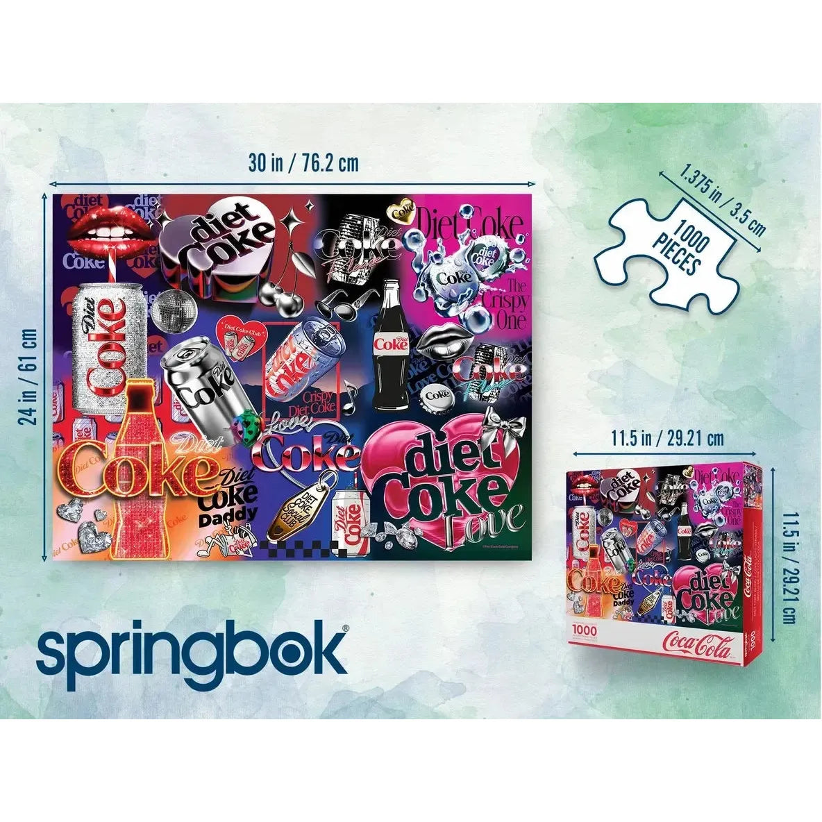 Diet Coke Bling 1000 Piece Jigsaw Puzzle Springbok